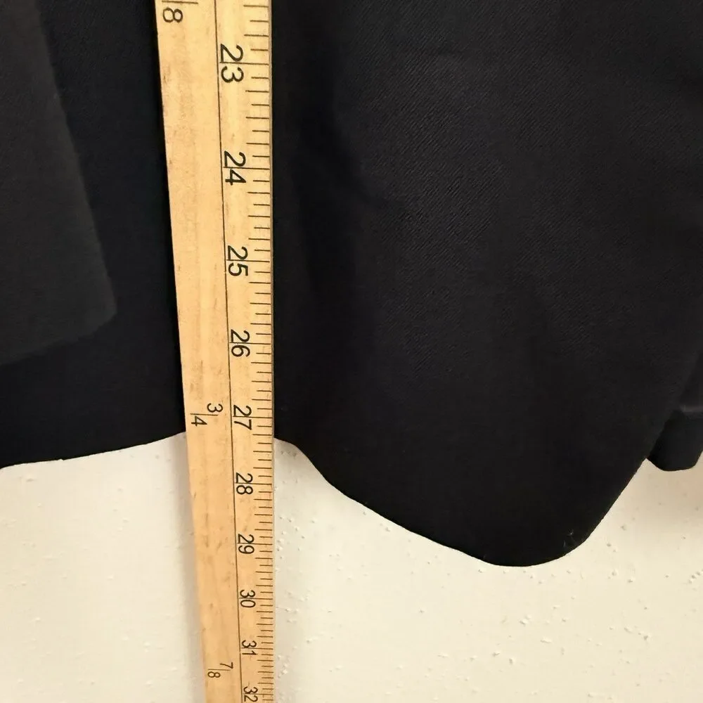 Banana Republic Blazer Long & Lean Womens Sz 8 Black Office Interview Career